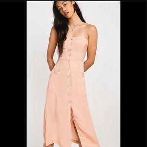 Urban Outfitters Satin Midi Dress NWT